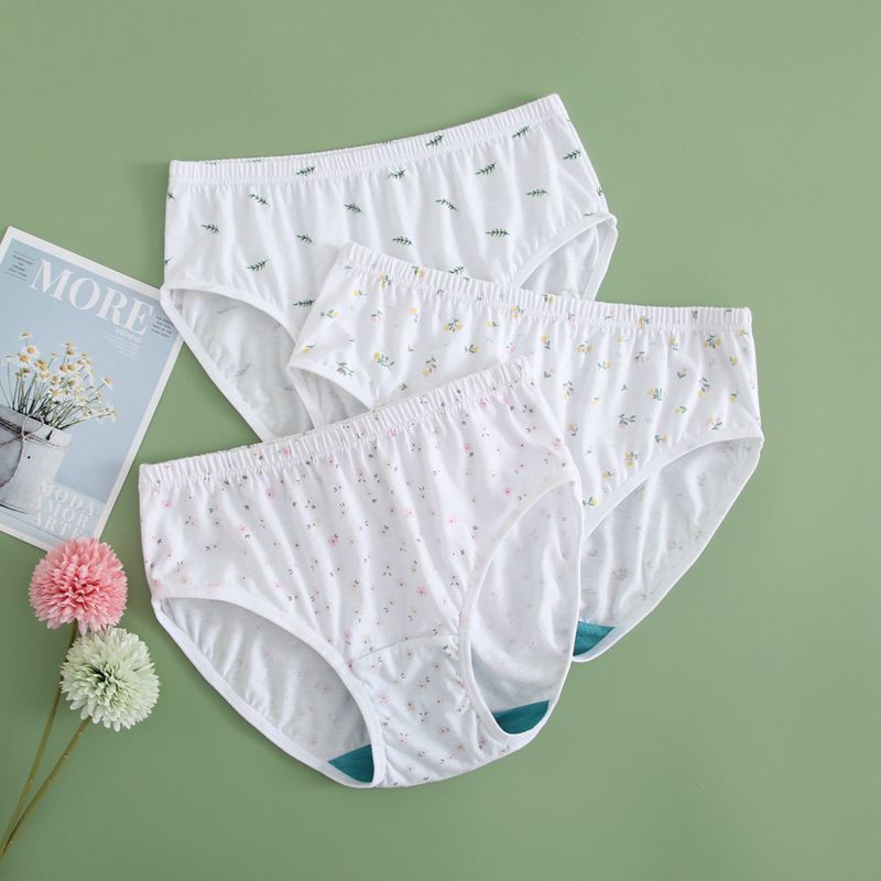 抗菌内裤中腰三角裤AB中老年妈妈