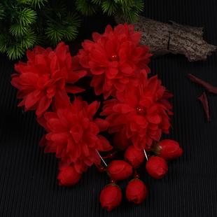 传统戏曲 戏曲头饰头花鬓花京剧越剧青衣花旦小姐丫鬟小旦耳边花