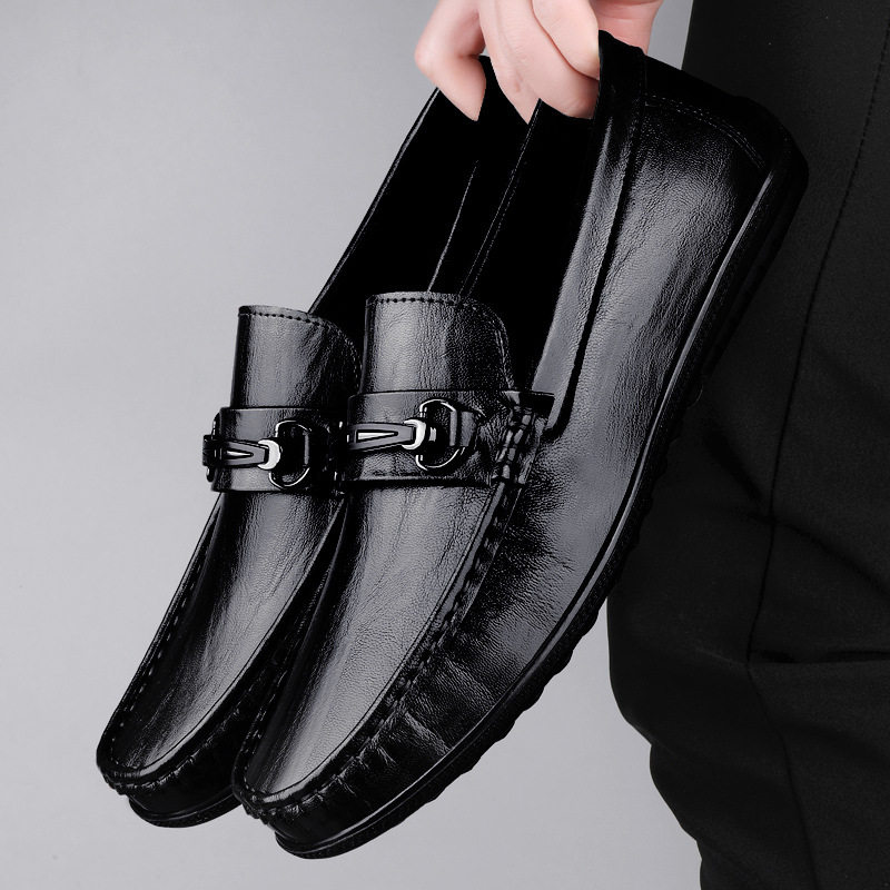 春新款豆豆鞋休闲鞋韩版懒人驾车鞋子一脚蹬司机鞋男士真皮小皮鞋,运动鞋new,运动休闲鞋,淘宝优惠券,粉丝福利购,淘宝优惠卷