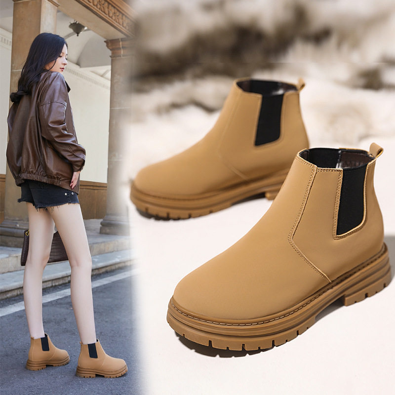 2025真皮冬季新款短靴加绒加厚羊毛大棉鞋平底真皮马丁靴女,运动鞋new,运动休闲鞋,淘宝优惠券,粉丝福利购,淘宝优惠卷