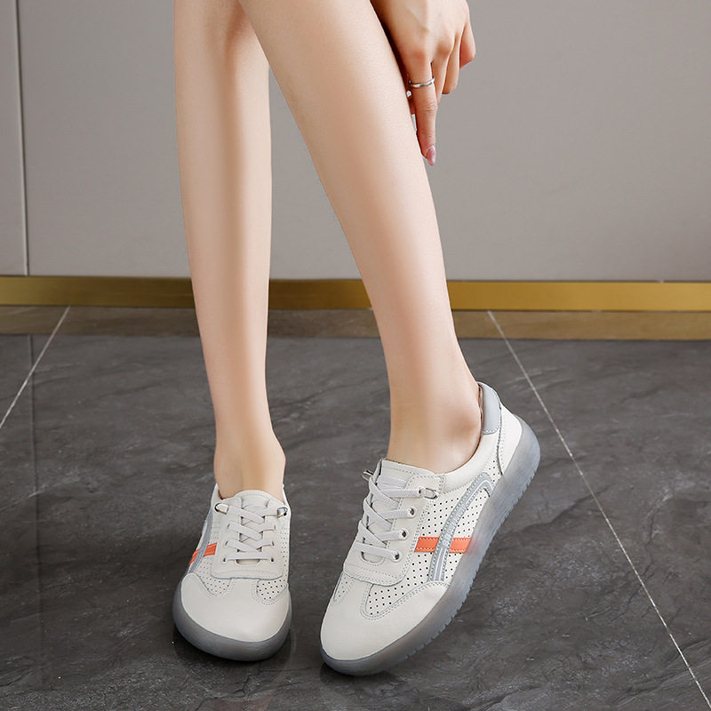 秋冬新款女鞋德训鞋防滑舒适牛筋底真皮单鞋一脚蹬休闲平底鞋跨境,运动鞋new,运动休闲鞋,淘宝优惠券,粉丝福利购,淘宝优惠卷