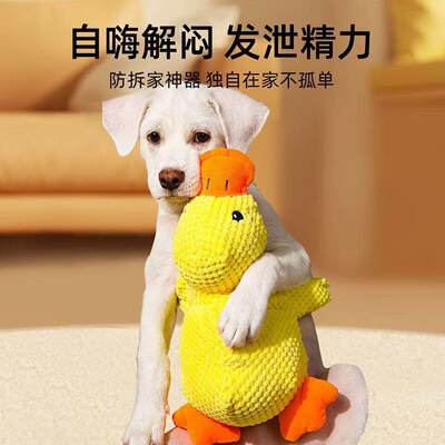狗狗宠物大黄鸭子玩具解