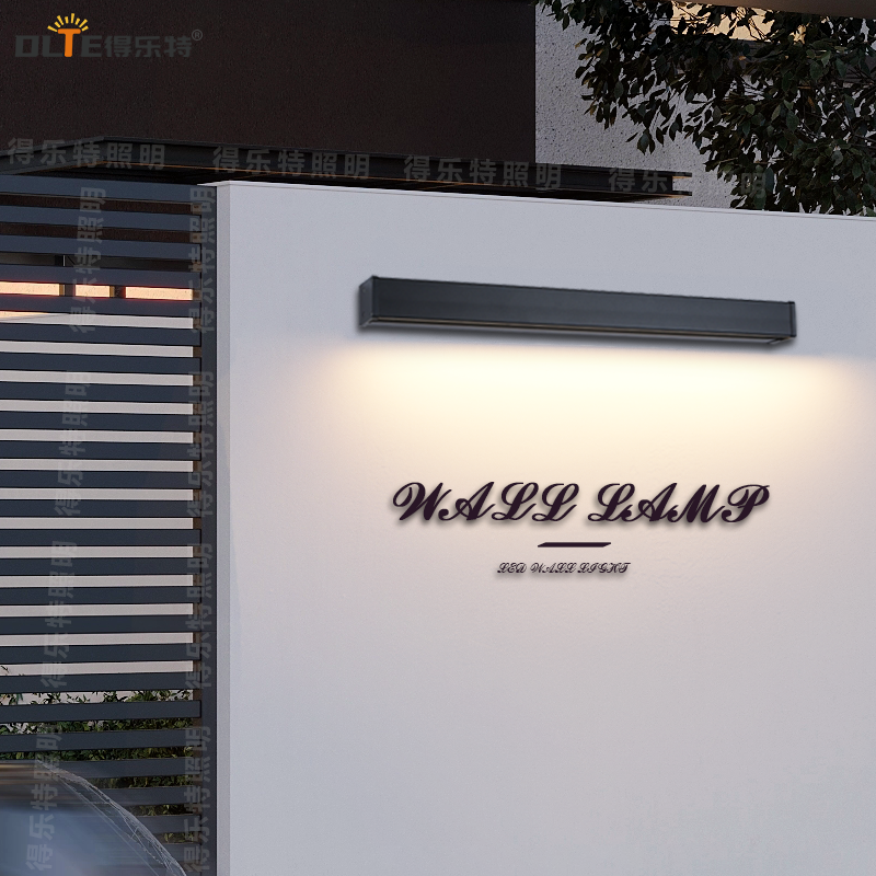 led户外防水防锈壁灯庭院外墙门口一字长条形商铺广告招牌洗墙灯,家装灯饰光源,户外壁灯,淘宝优惠券,粉丝福利购,淘宝优惠卷
