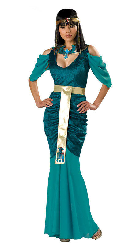 Halloween Cleopatra F Evening dress Arab Girl Stage costume longuette green 2019 Winter yearin the Women's clothing/Boutique , Costume/National costume/Stage costumes , National costume/Costumes  category - from Buy2taobao.com to provide professional Taobao agent buy service
