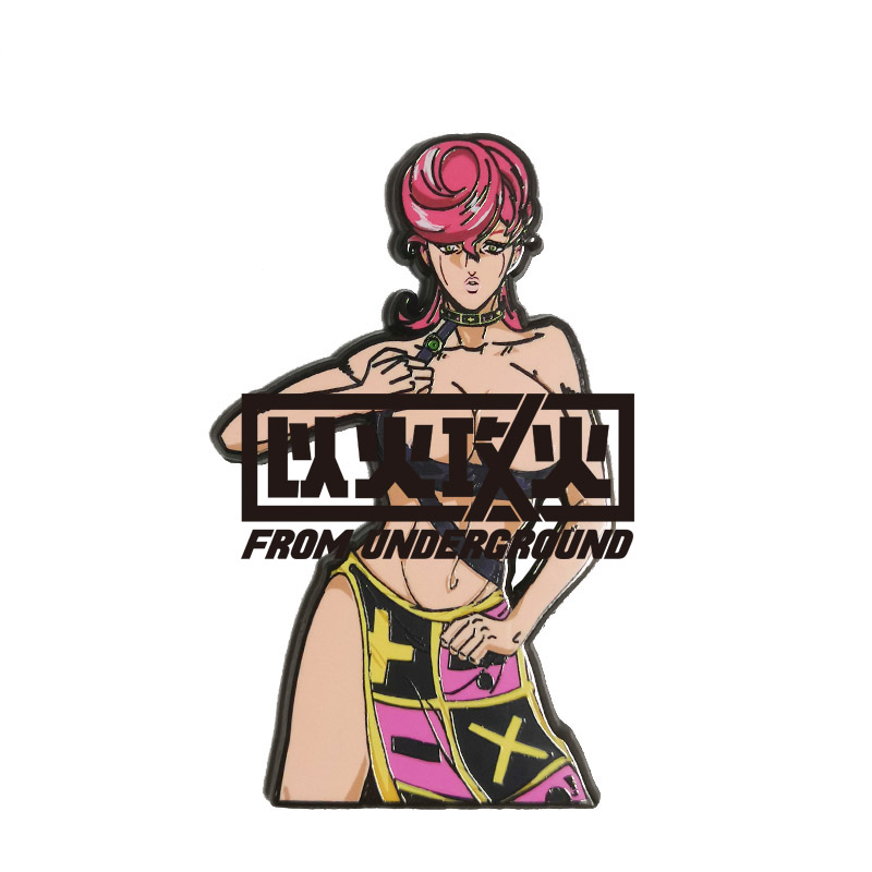 以火攻火 设计 jojo 特里休 承太郎 pin 金属胸针