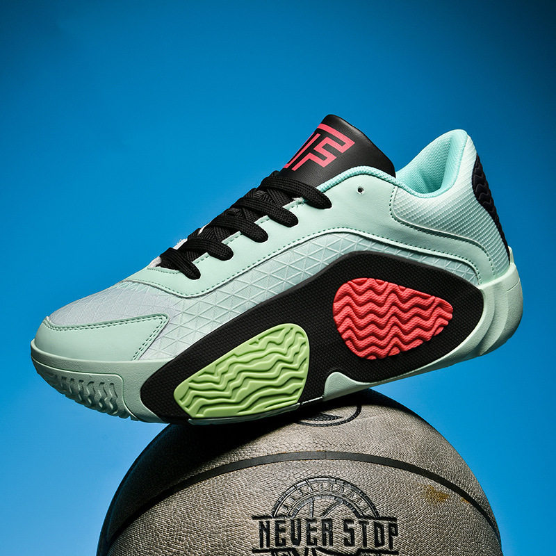 跨境大码篮球鞋男战靴运动鞋青少年中学生实战水泥地男女球鞋