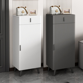 入户鞋 柜家用门口单门小鞋 架进门电梯口小户型储物角柜阳台收纳柜