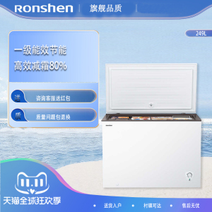 Ronshen/容声 BD/BC-249ZMSMA家用单温全冷冻减霜商用冷藏冷柜