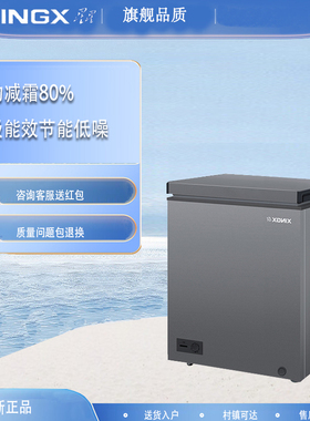 星星100升银灰色单温冷藏冷冻转换冰柜减霜80%一级能效BD/BC-100R