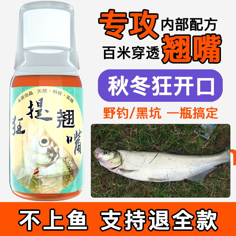 野钓黑坑高浓度翘嘴小药