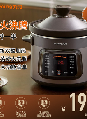 九阳电炖锅家用炖汤盅紫砂煲汤锅宝宝粥煮粥锅婴儿沸炖GD505