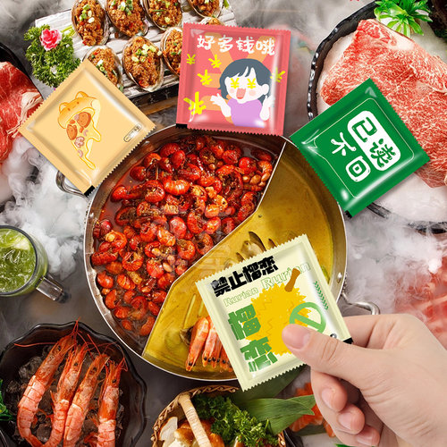 独立包装一次性手套加厚塑料透明食品餐饮食品级吃龙虾外卖可定制