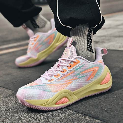 2025跨境大码篮球鞋男鞋防滑透气运动鞋青少年中学生实战训练球鞋