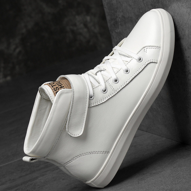 头层牛皮男鞋春秋季高帮休闲鞋男士真皮软底西装板鞋潮流百搭皮鞋,运动鞋new,运动休闲鞋,淘宝优惠券,粉丝福利购,淘宝优惠卷