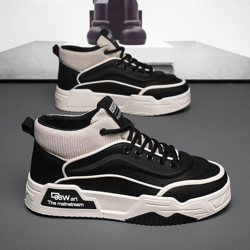 2025欧洲站板鞋男士25新款加绒保暖秋冬鞋子男拼色百搭运动休闲潮,运动鞋new,运动休闲鞋,淘宝优惠券,粉丝福利购,淘宝优惠卷