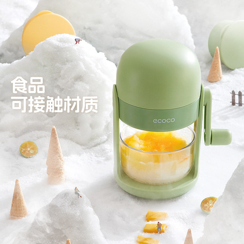 ecoco手动刨冰机家用小型图片