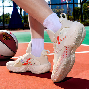 篮球鞋男女减震轻便实战低帮网面透气学生软底运动鞋防滑耐磨战靴