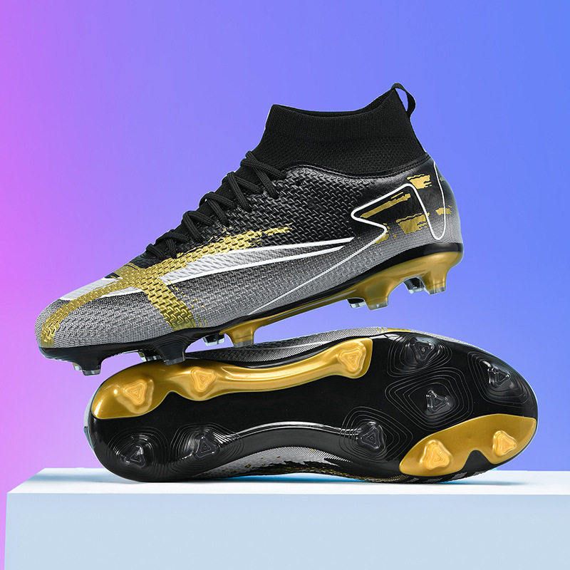 2026春季新款训练鞋专业青少年比赛运动鞋足球鞋男高帮学生女碎钉