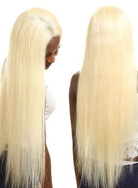 #613 Blonde Wigs lace front Wig 613 Remy Human small cap wig