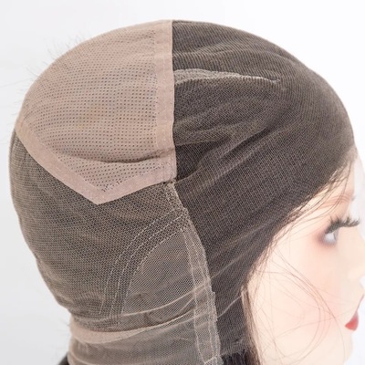 全蕾丝全手织真发头套全头纱