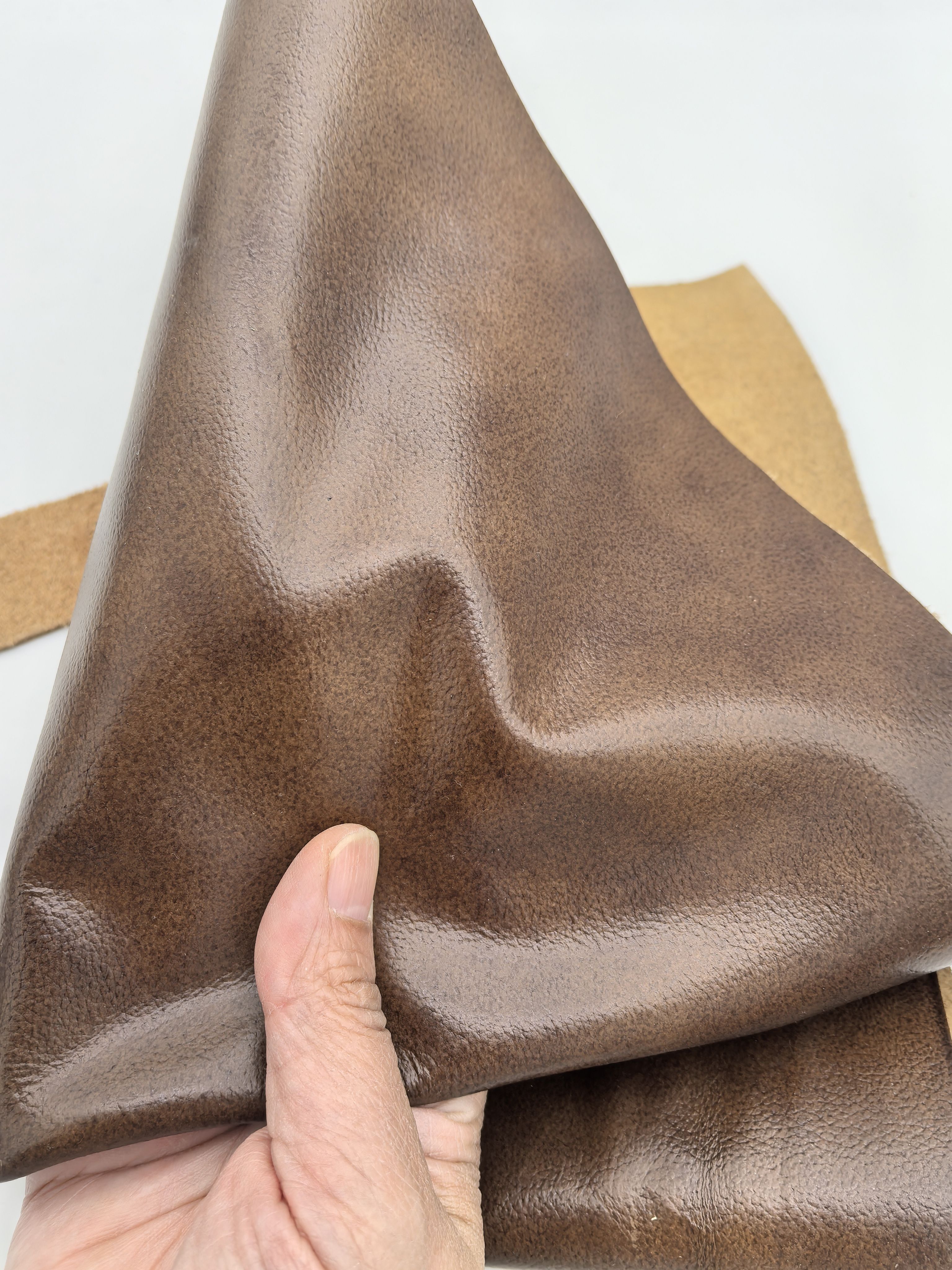 头层牛皮沙发皮料整张家具牛皮