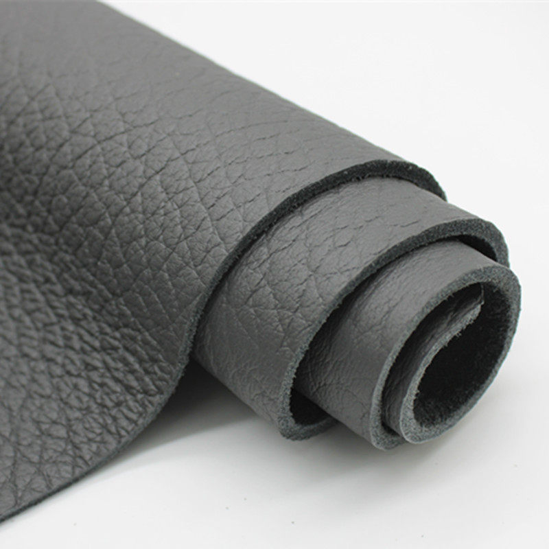 4毫米加厚头层牛皮整张深灰色真皮皮料车坐垫凉席电脑桌垫沙发垫