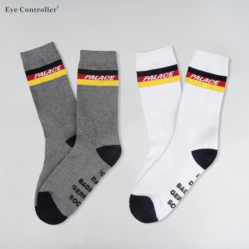 Eye Controller palace socks中筒袜半毛巾款足球运动潮牌袜