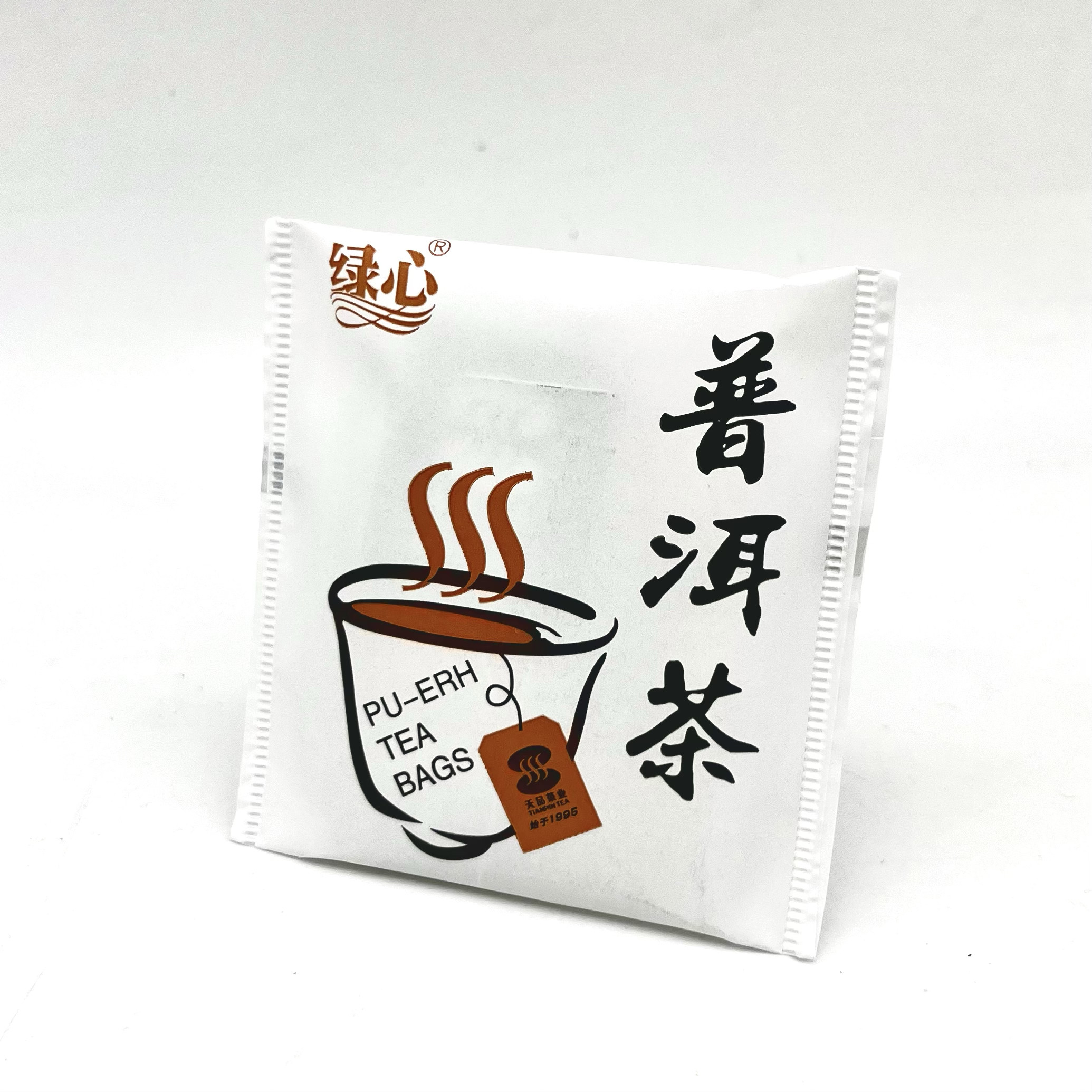 绿心牌云南普洱茶袋泡茶商务酒店方便快捷醇和甜润1.8克X100袋,茶,普洱,淘宝优惠券,粉丝福利购,淘宝优惠卷
