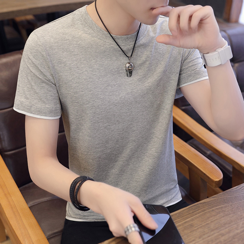 Ïļ¾ÄÐÊ¿¶ÌÐätÐôÌ××°º«°æ³±Á÷ÐÞÉíÐÝÏÐÄÐ×°°ëÐäÁ½¼þÌ×ÏÄ×°Ò·þÄÐ