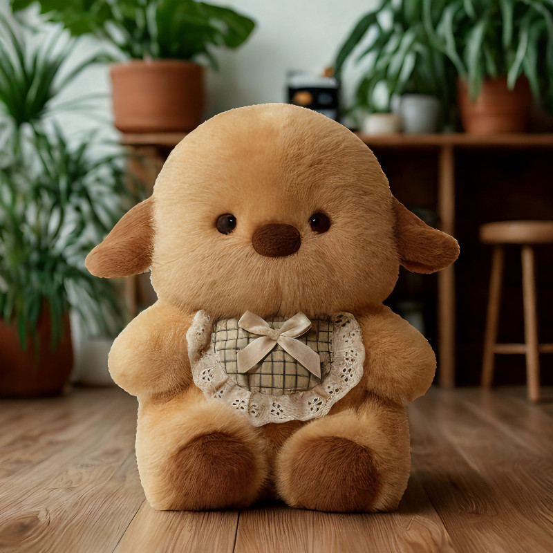 雪莉小狗毛绒玩具可爱公仔玩偶女孩睡觉抱枕陪睡娃娃新年生日礼物