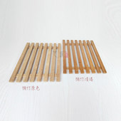 面包中岛柜边柜垫板竹木长方型托盘烘焙软装 格栅糕点甜点展示架子