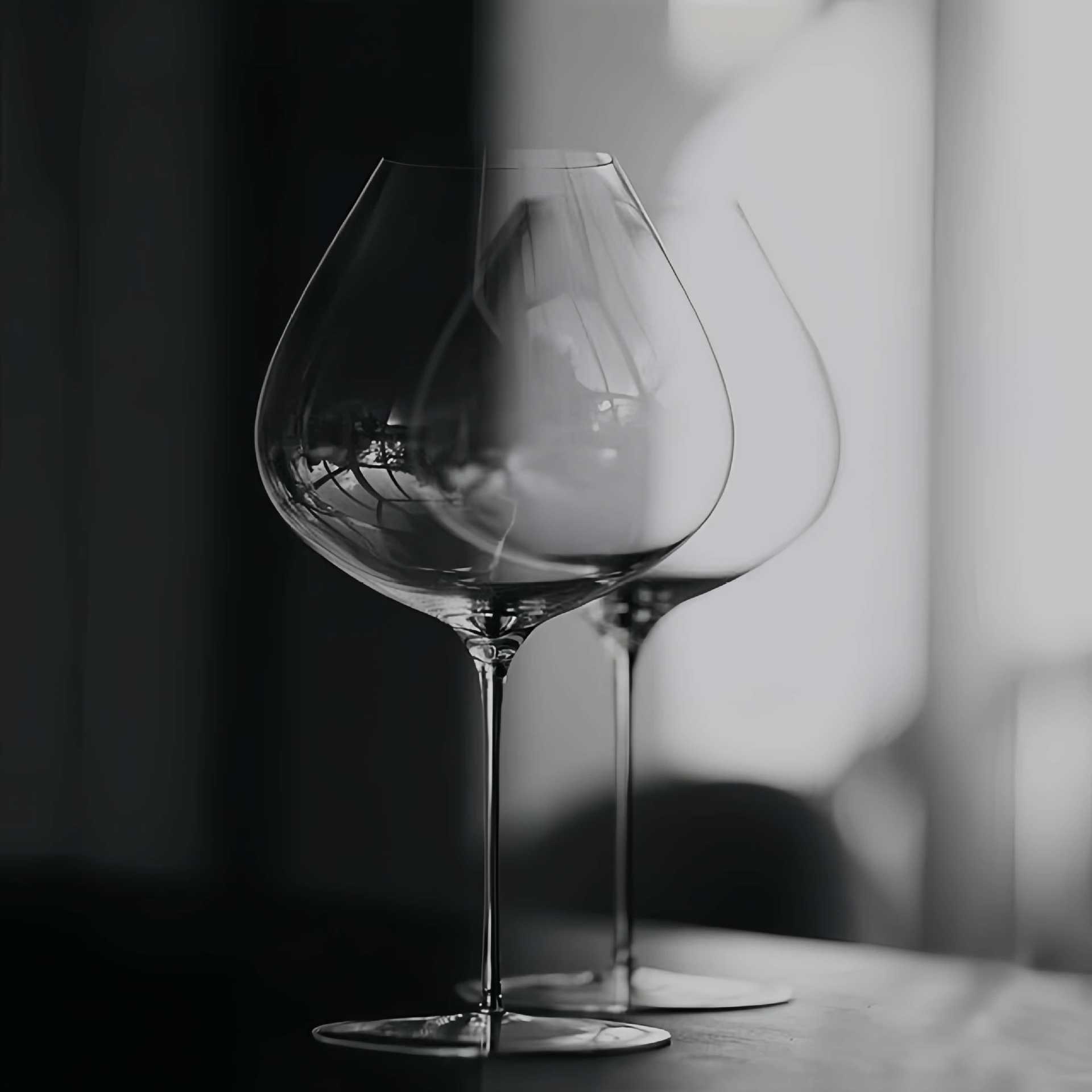 超薄水晶玻璃SY平替餐厅轻奢高脚勃艮第大肚红酒杯葡萄酒杯礼盒装