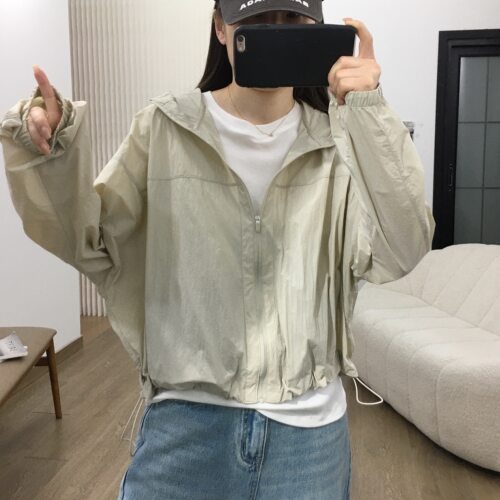 速干透气连帽防晒衣百搭外套