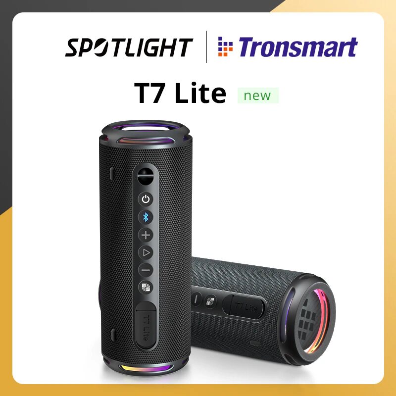 Tronsmart T7 Lite蓝牙音响低音炮户外防水便捷式立体声插卡音响