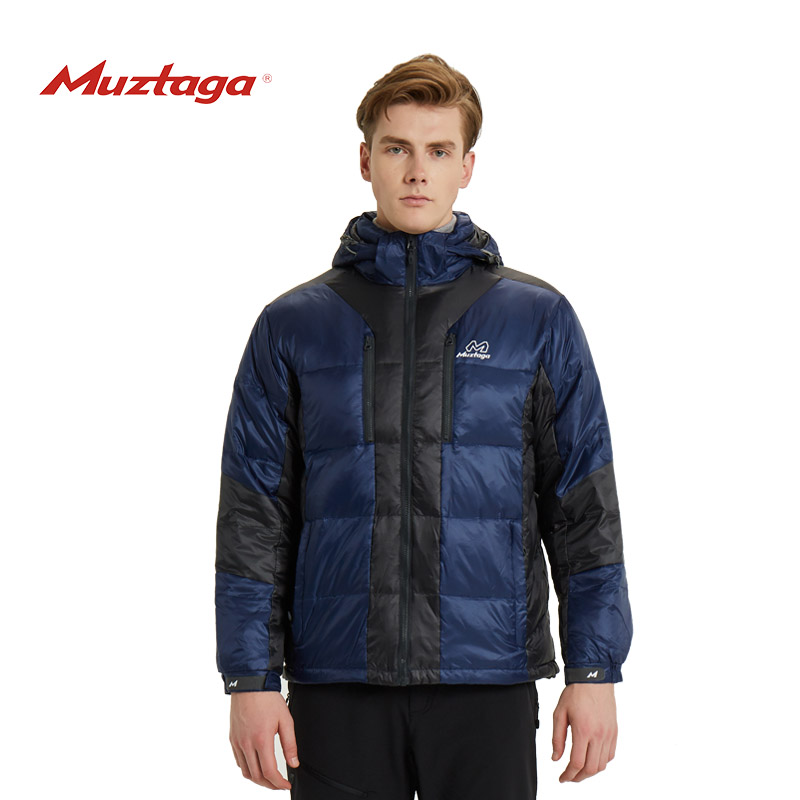 羽绒户外轻便防泼水连帽短款夹克