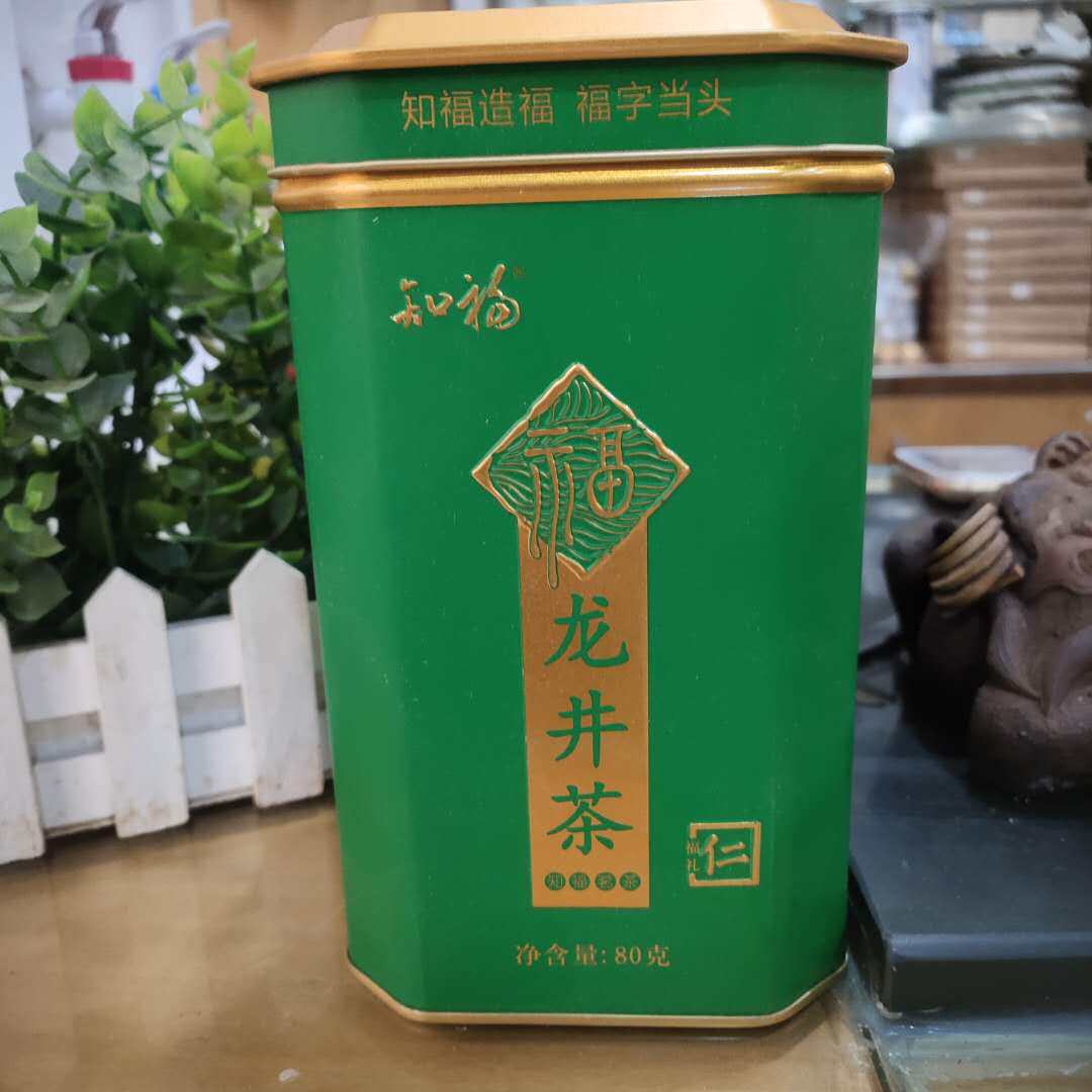 80克知福罐装龙井茶叶包邮新款