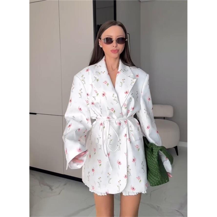 Floralsuitjacke欧美新
