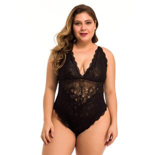 size underwear pajamas Fat romper plus female jumpsuit women