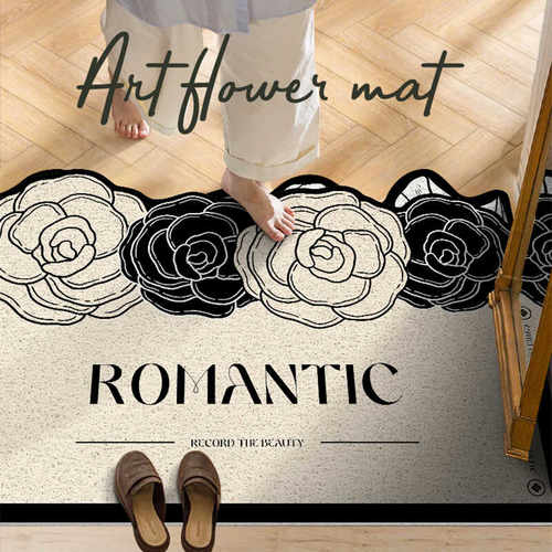 入户门垫耐脏高级感丝圈免洗防滑