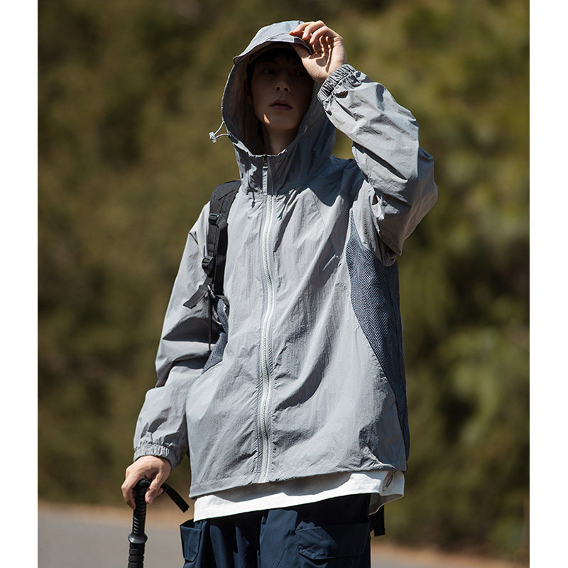 山系夏季UPF50+防晒衣服男女春夏轻薄透气户外防紫外线皮肤衣外套