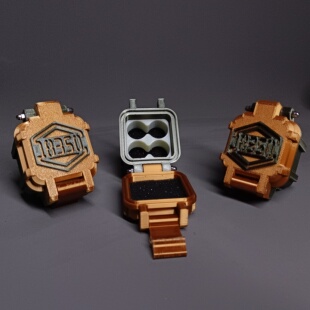 18350锂电池盒4节款通用尺寸款DIY电池收纳盒3D打印工艺