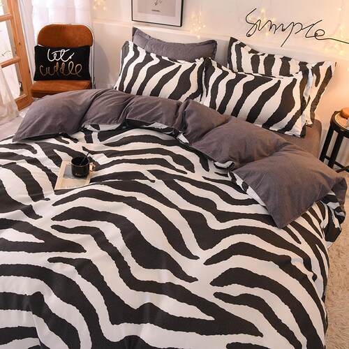 Bed sheets 4 set quilt duvet cover pillow case