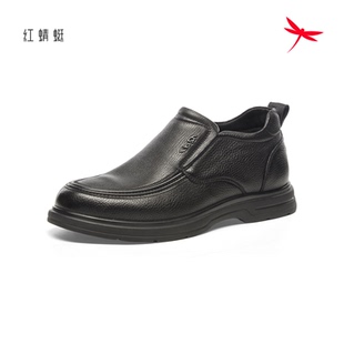 红蜻蜓2025冬季男鞋DD61738101H高帮羊皮休闲DD61738102H棉鞋加绒