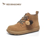 红蜻蜓冬短靴女靴CD61180071B休闲勃肯风棉鞋CD61180072H厚底保暖