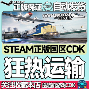 Steam正版 狂热运输1 狂热运输 国区激活码cdk Transport Fever