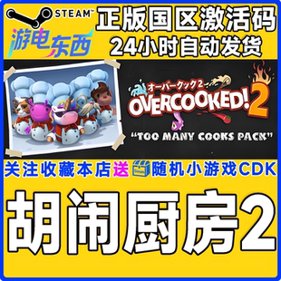 steam正版游戏 胡闹厨房2 Overcooked! 2 国区激活码CDK