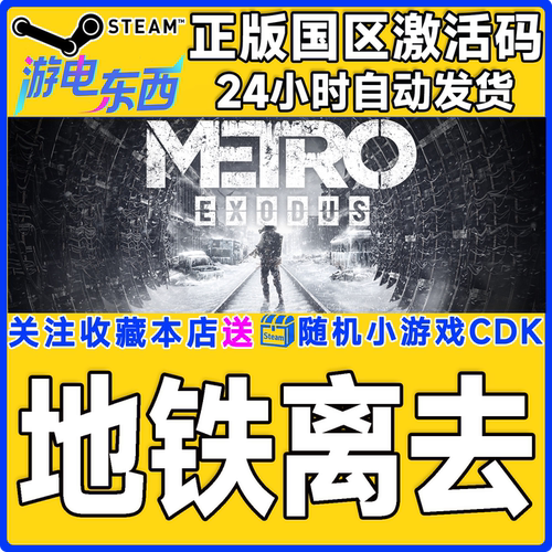 steam正版地铁离去国区key秒发