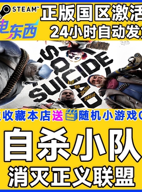 steam正版游戏自杀小队消灭正义联盟 Suicide Squad国区激活码CDK