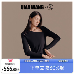 UMA WANG联名 三枪上海时装 莫代尔静奢风上衣 周打底衫 女士秋季