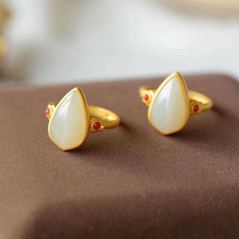 镀金色镶嵌宝石鎏金工艺简约时尚个性小众活口可调节大小戒指女款,饰品/流行首饰/时尚饰品新,戒指/指环,淘宝优惠券,粉丝福利购,淘宝优惠卷